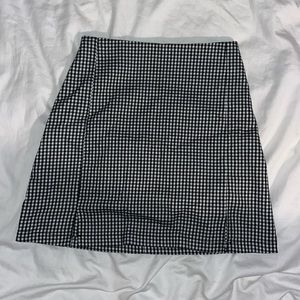 Gingham Mini Skirt